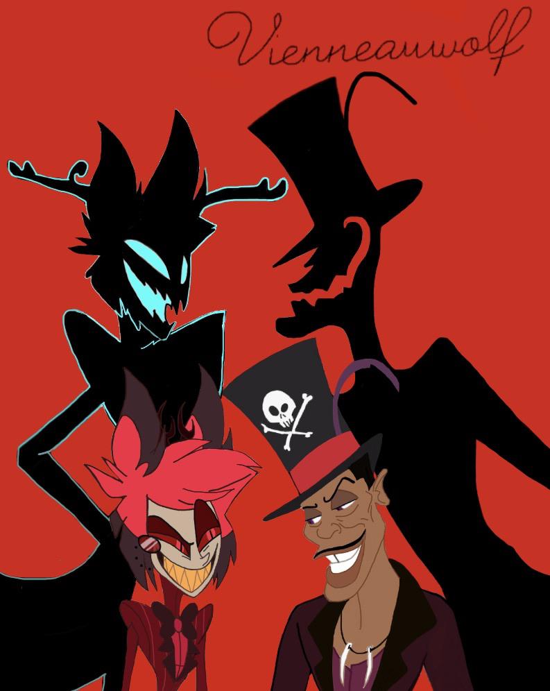wallpapers Dr Facilier Drawings my drawing of alastor vs dr facilier