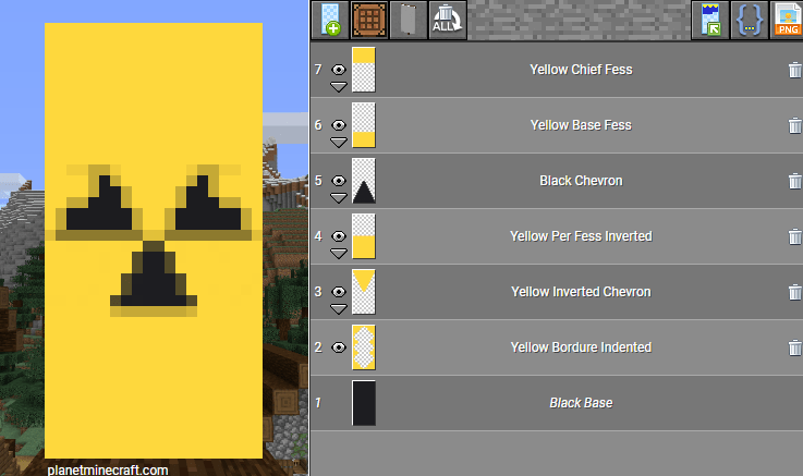 Nuclear Sign Banner R Minecraftbanner