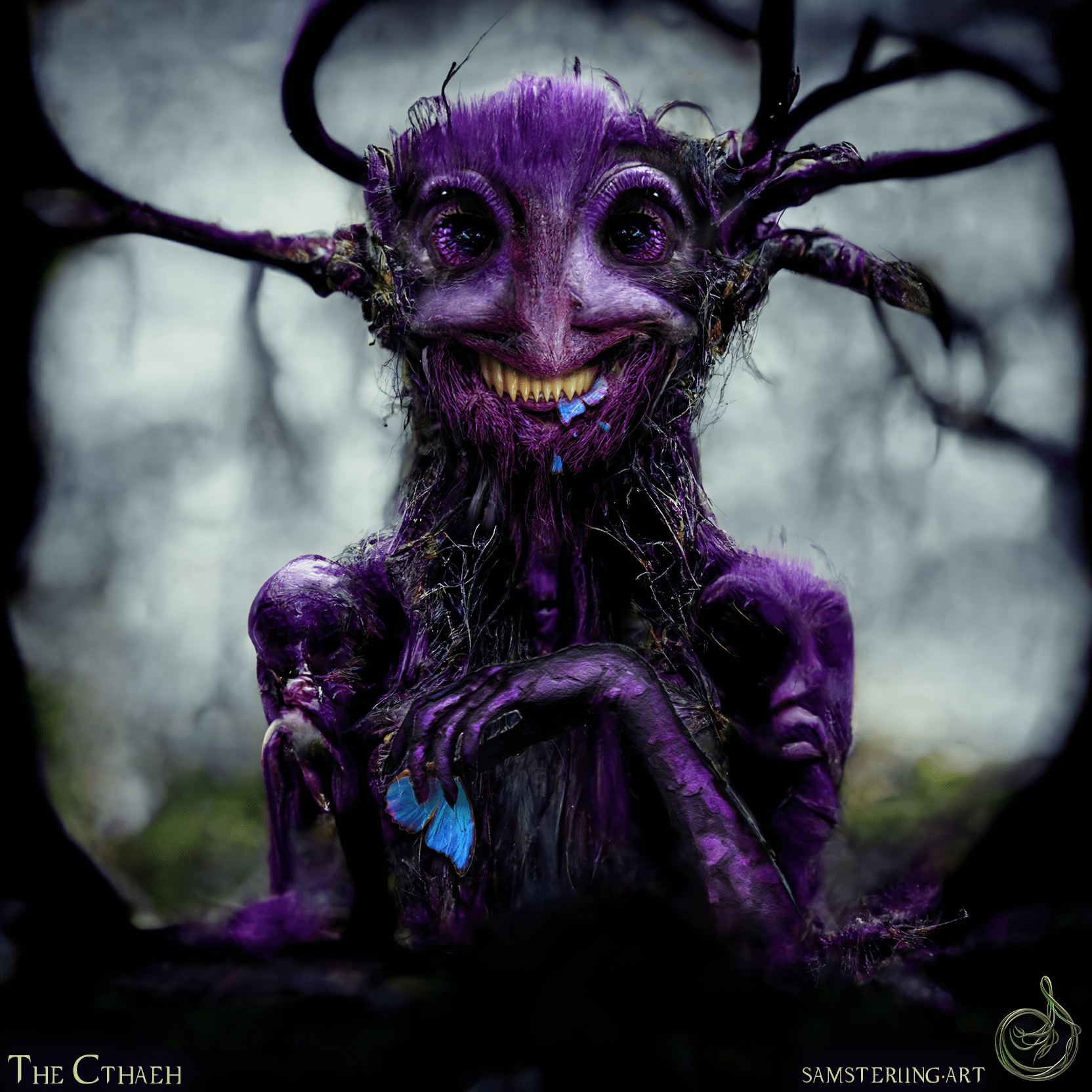 The Cthaeh. Kingkiller subreddit wont let me post it. Guess some mod didn't  like the artwork. Hope you all enjoy :) : risbook3outyet