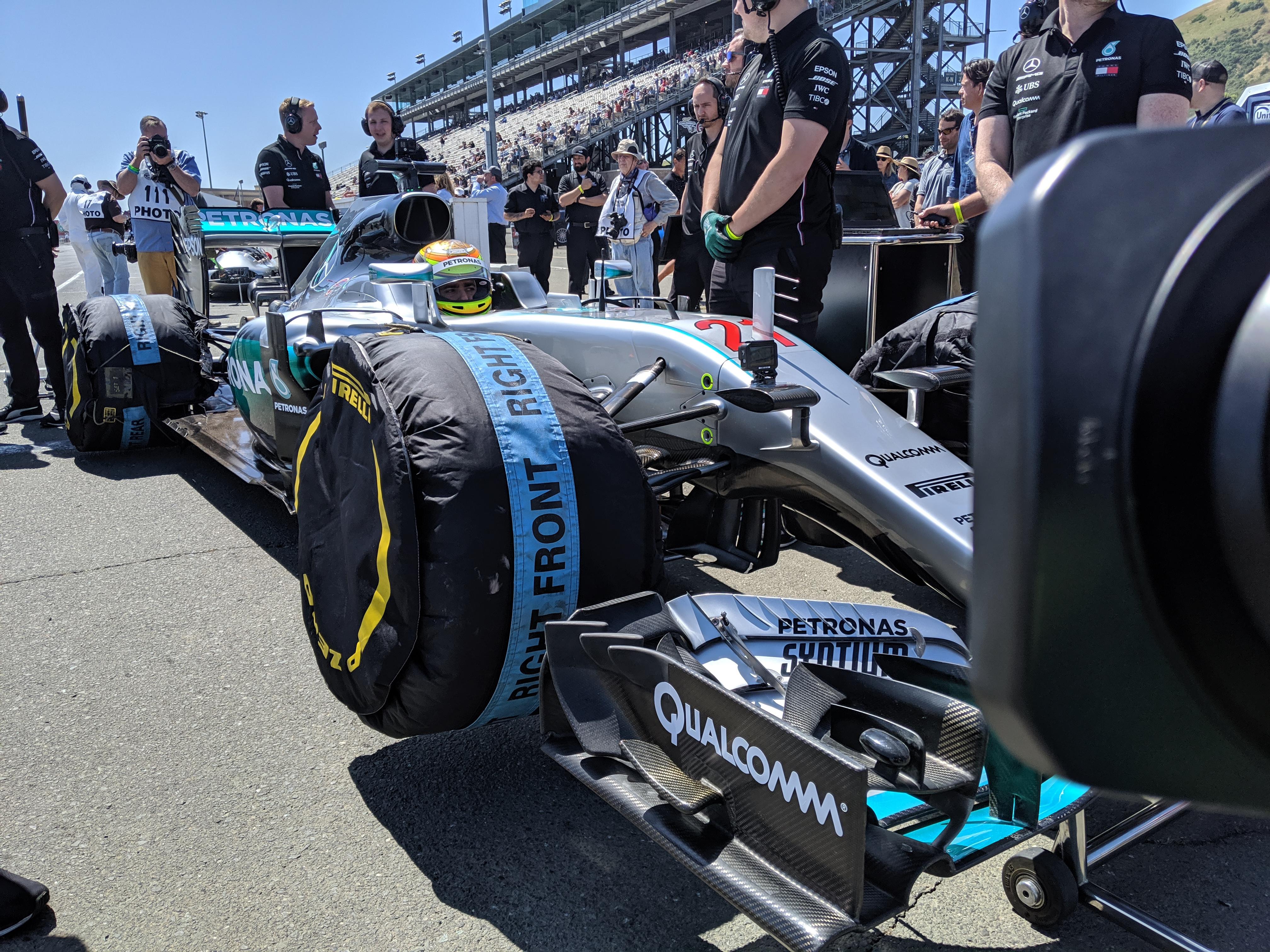 Esteban Guttierez In A 2016 Mercedes W07 Hamilton S
