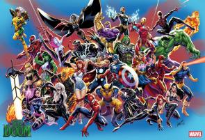 THE WILL OF DOOM cover #1 by J. SCOTT CAMPBELL (idk if Miles will even be in this event but the art is cool I suppose)