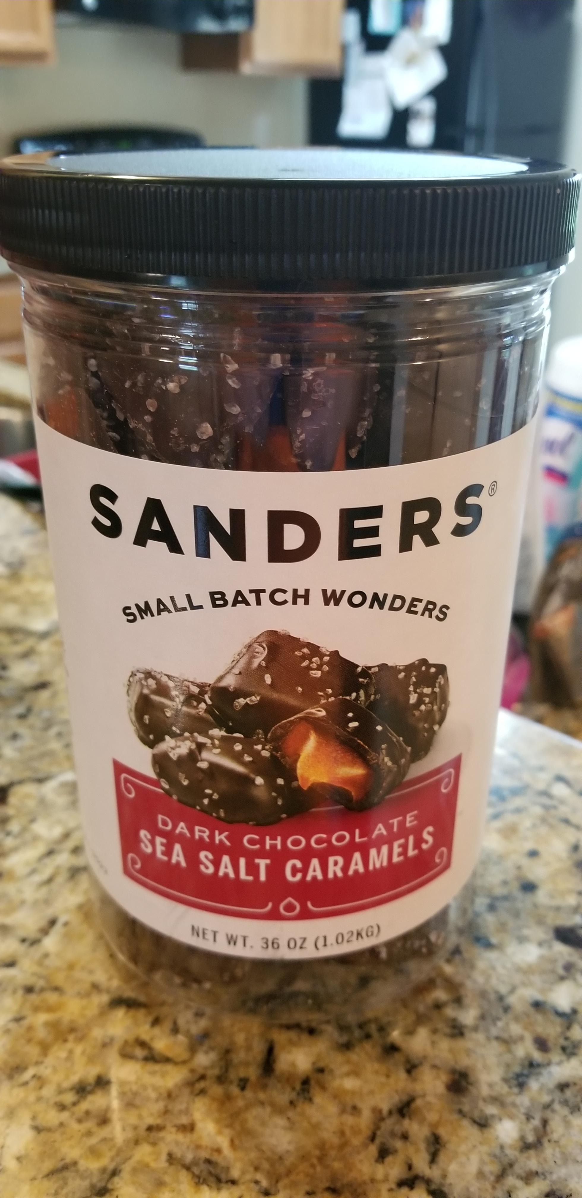 images Sanders Dark Chocolate Sea Salt Caramels Costco Canada sanders dark chocolate sea salt