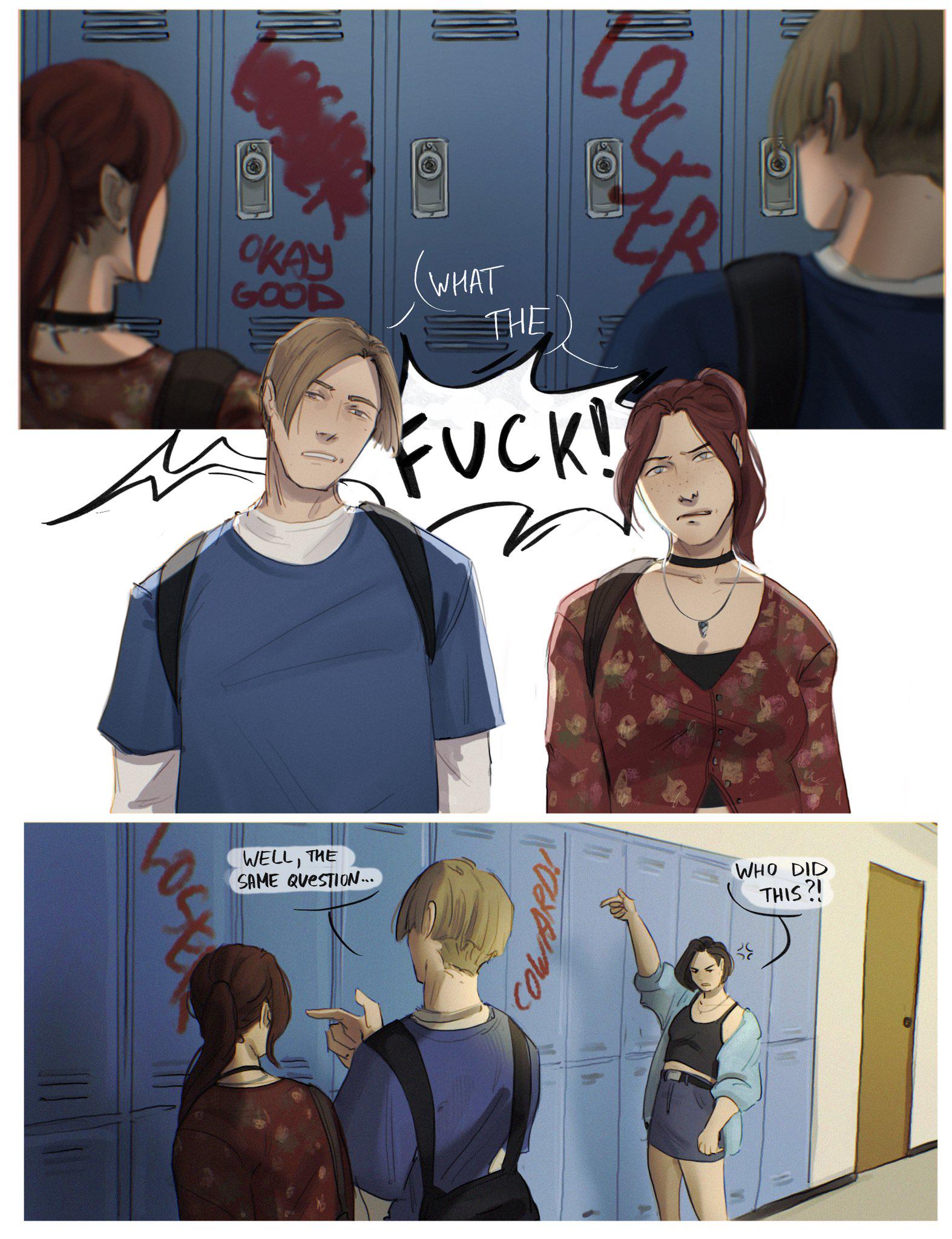 You know, Ive a pitch for Netflixs next live-action RE show. The plot is - Leon, Claire and Jill are highschool students, Jill is emo and they suffer harassment from bullies like