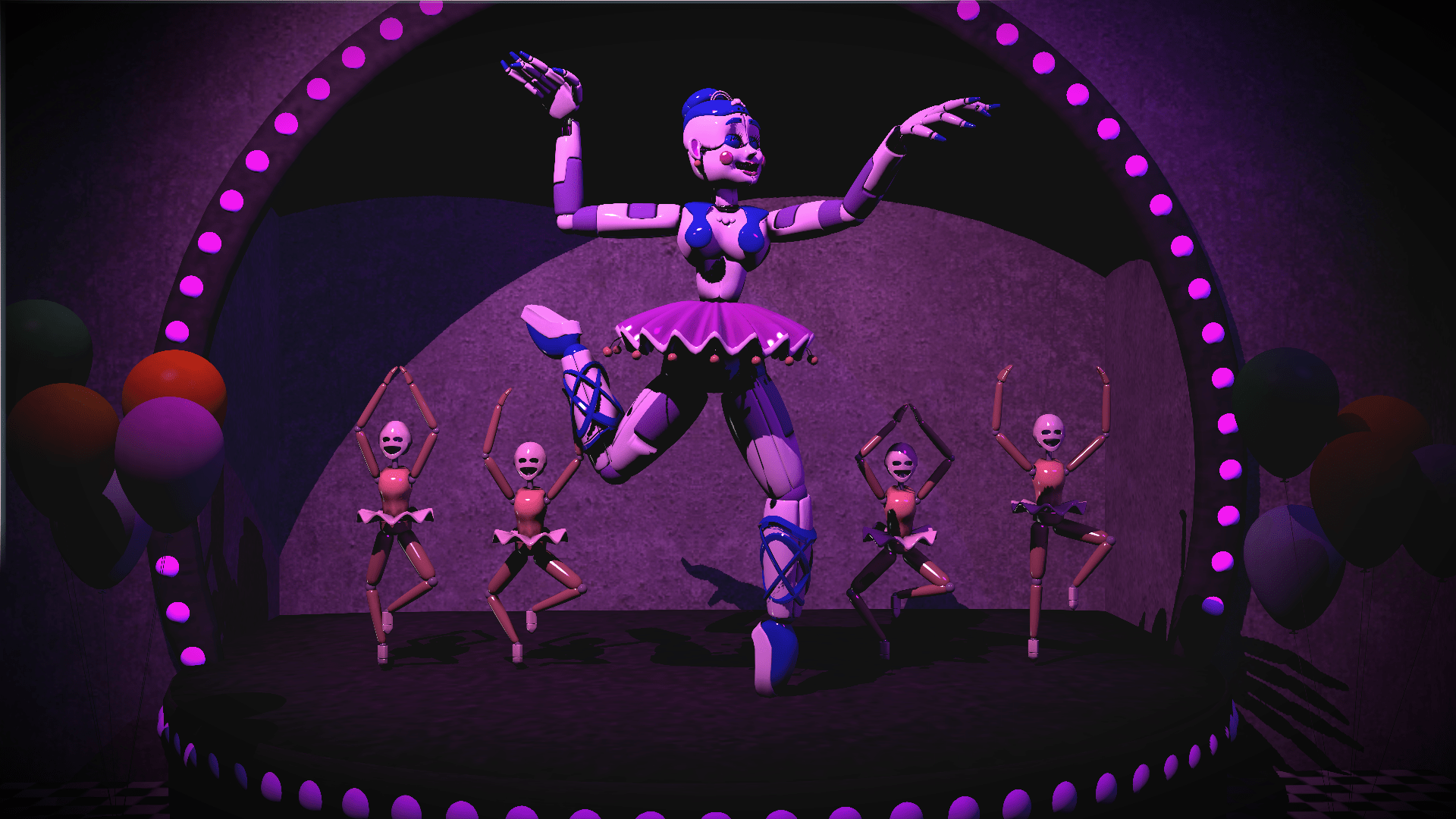 SFM Ballora : fivenightsatfreddys 