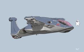 Space vehicle | Light multi-purpose spacecraft by Pang P
