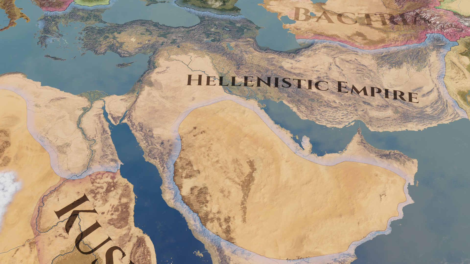 Hellenistic Empire Map 