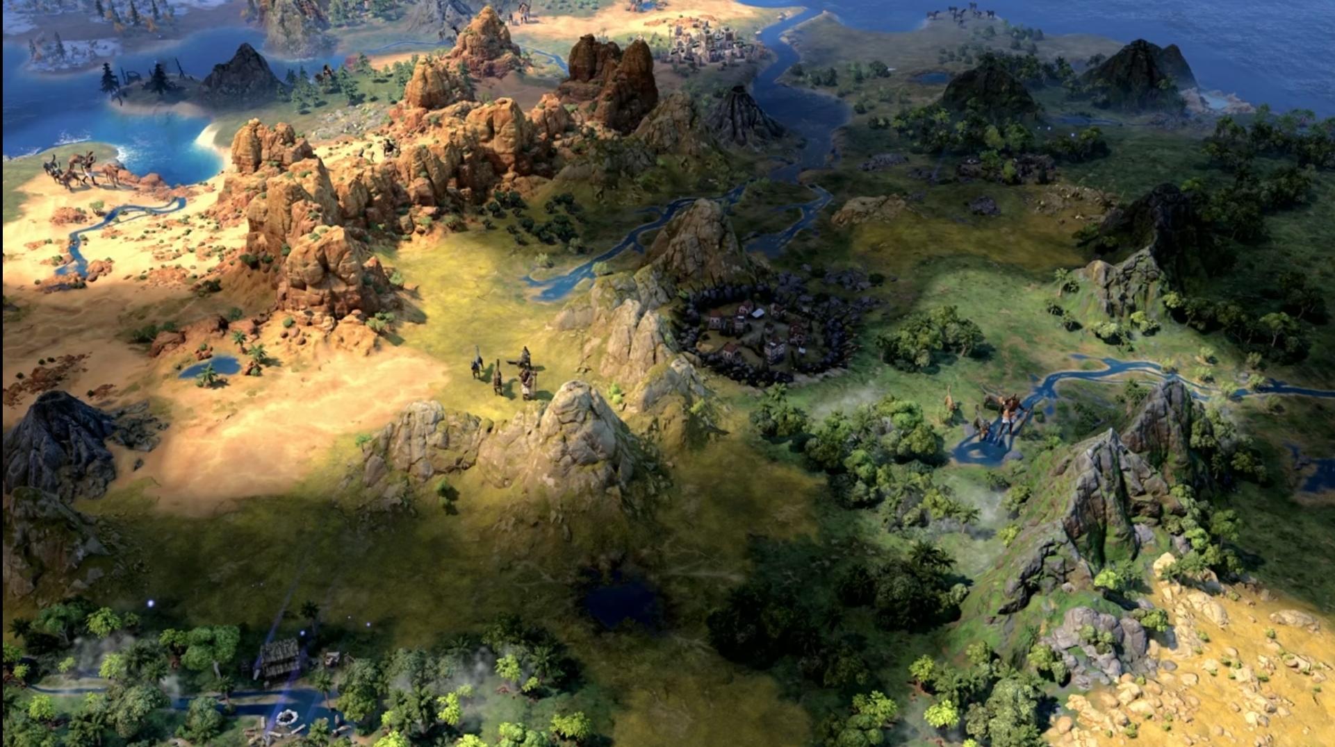 Mountains in 3 different biomes : rciv