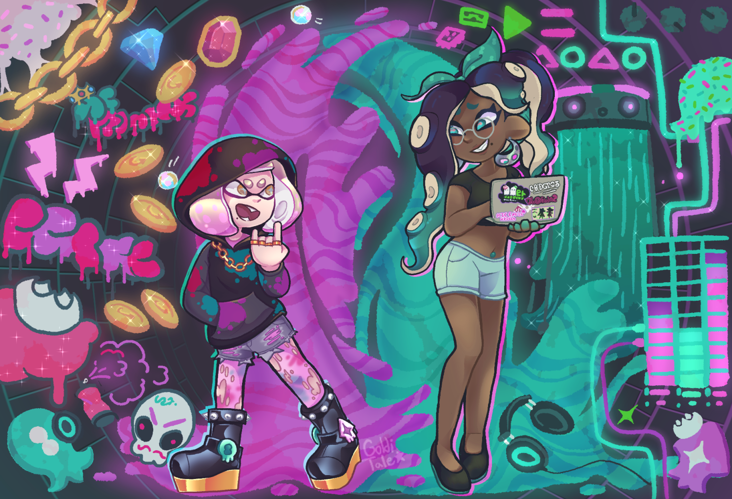 Splatoon squid sisters and off the hook, hd png download is free transparent png image. 219 best Daily Squid Sisters images on Pholder | Squid ...