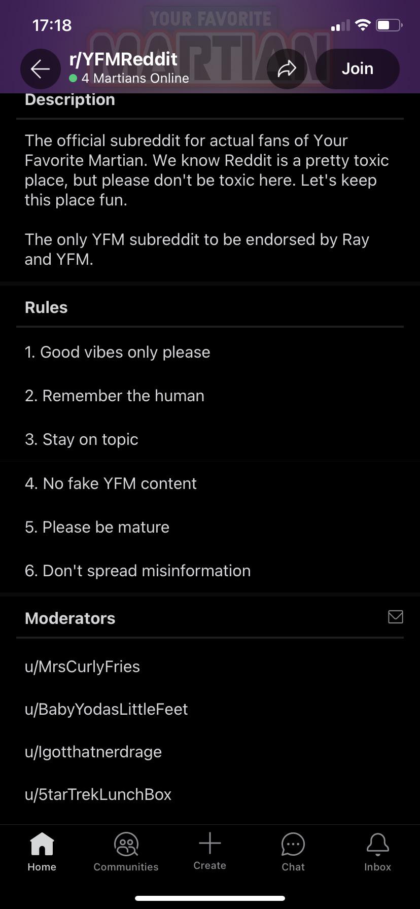 I just realized that YFMReddit doesnt have a no NSFW rule meaning you  could hypothetically post R34 there : ryourfavoritemartian
