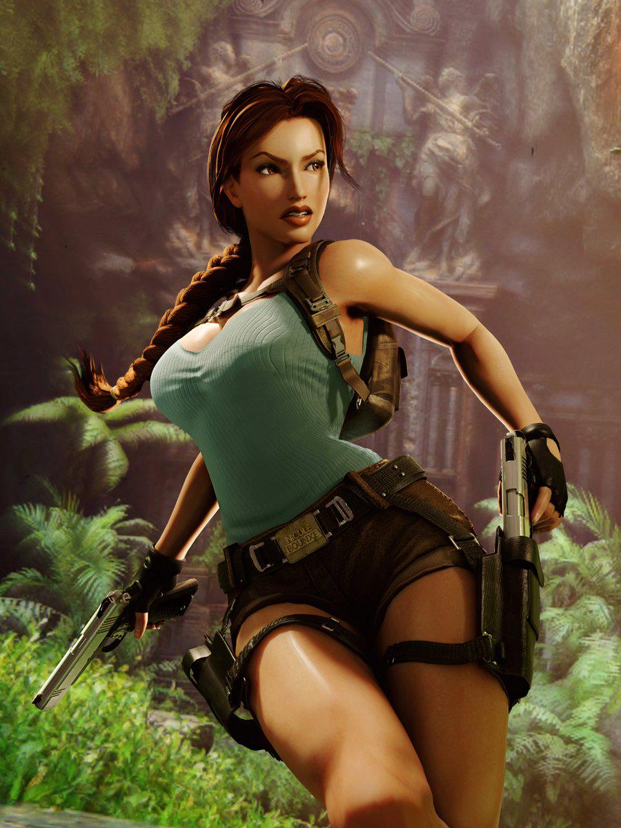 Beautiful new Lara render by Nicole Bounxe : rTombRaider