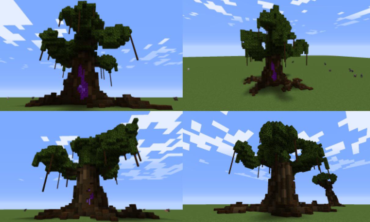 I Redesigned The Oak Tree But Dead Minecraft