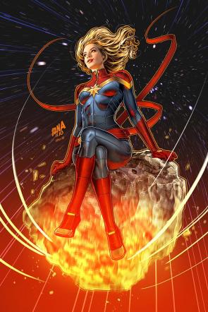 Captain Marvel Art