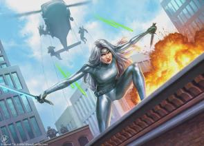 Silver Sable, Mercenary Leader by JB Casacop