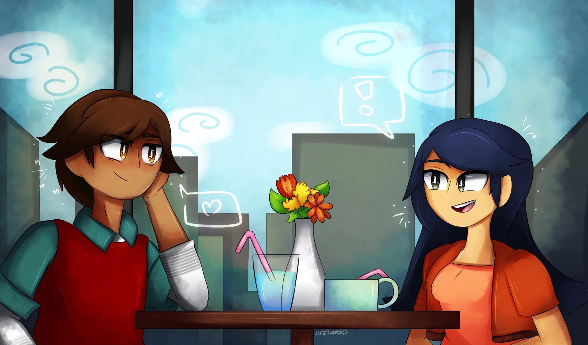 ✨ celebratory lunch ✨ || some Noah x Emma for a friend : rTotaldrama