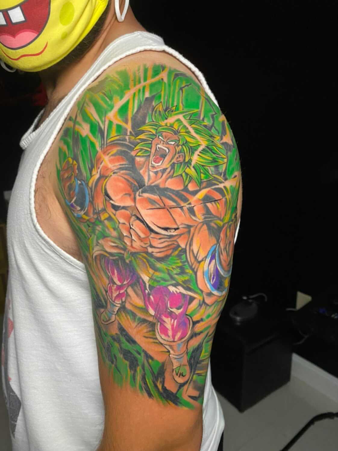 Finished My Broly Tattoo! Now I Have The Three Strongest Saiyans : R/Dbz 1496_x_1122_jpg