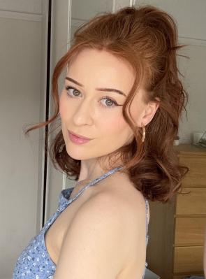 Red hair green eyes