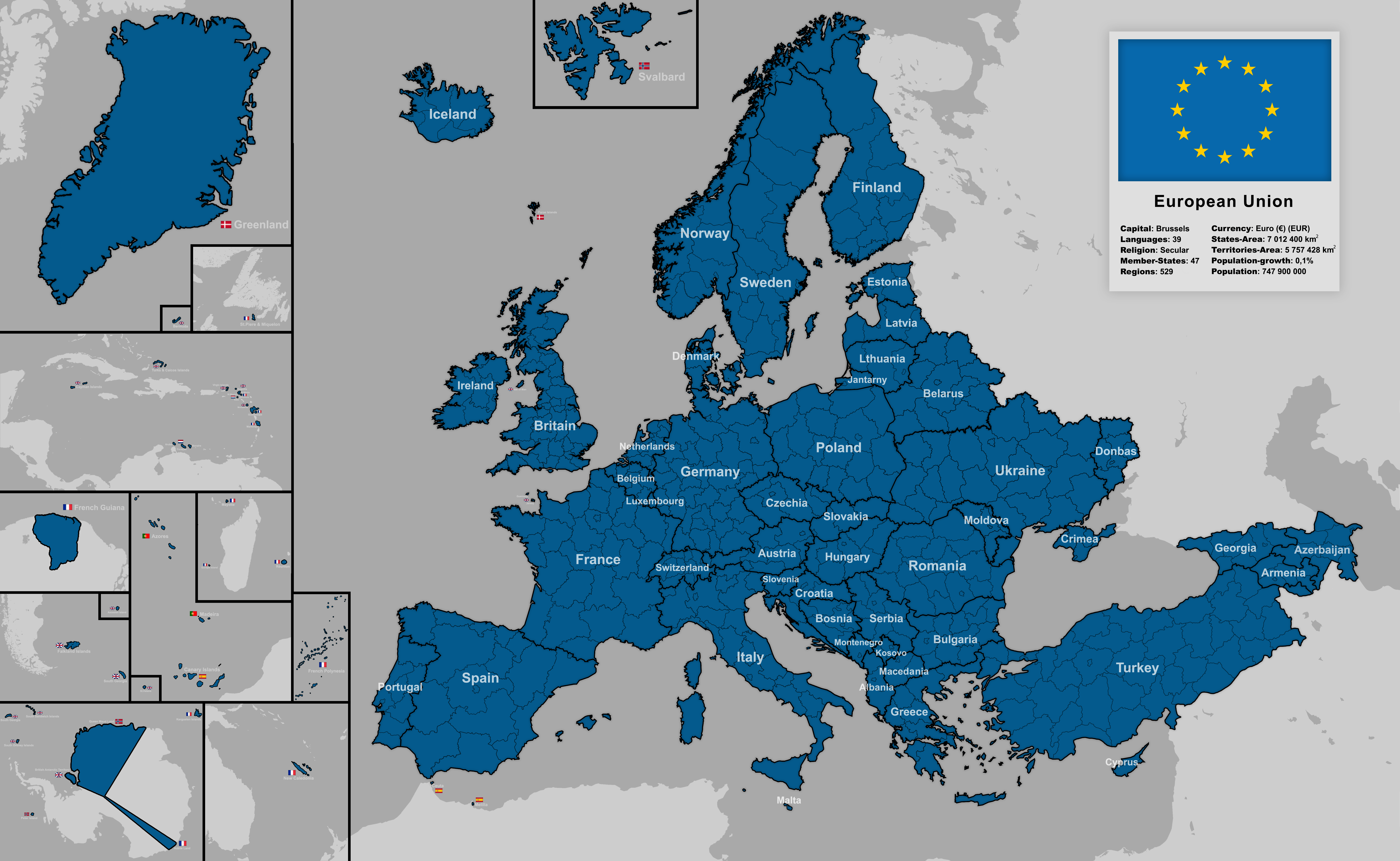 European Union Map 