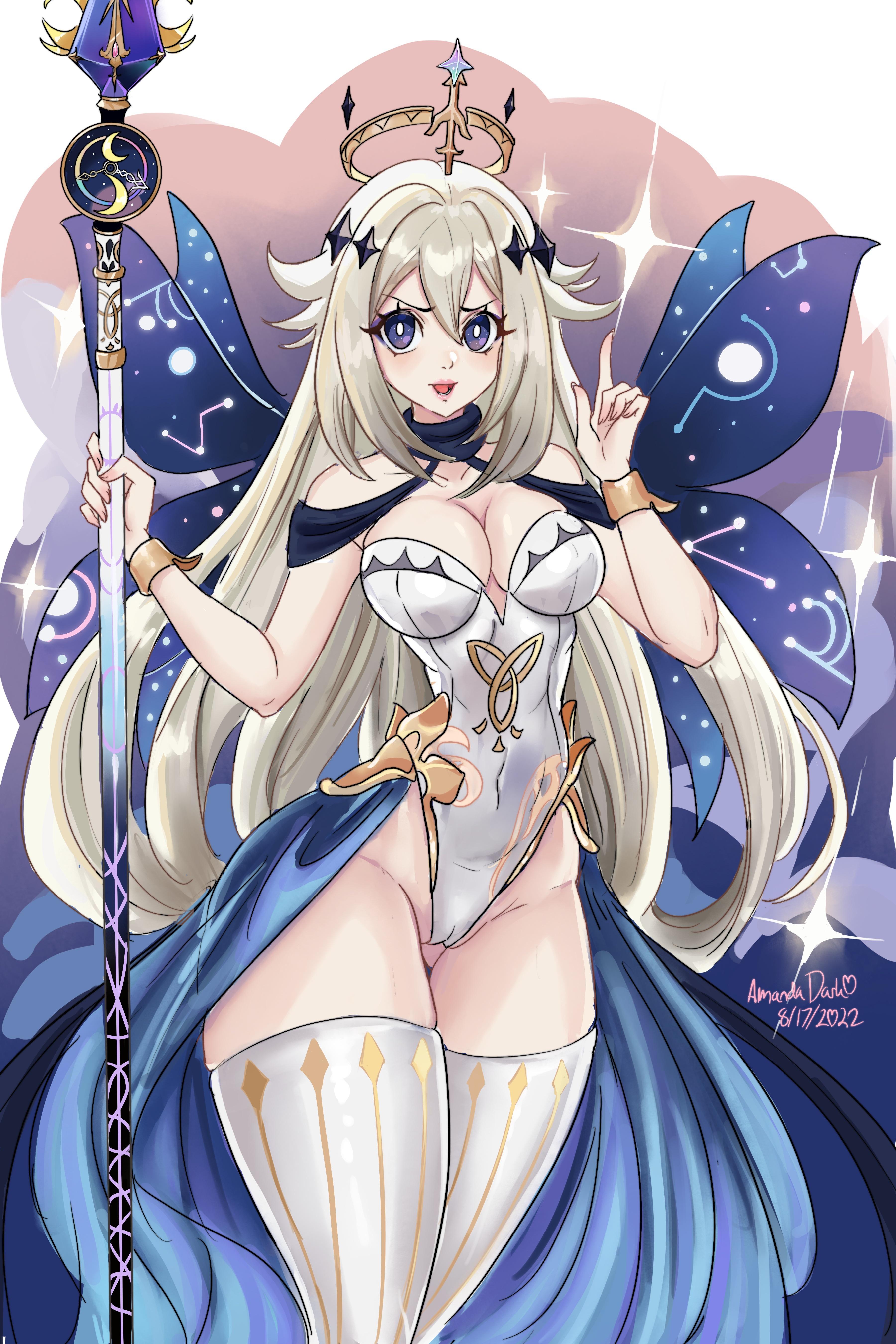 Battle Fairy Boss Paimon (Amanda Darko) [Genshin Impact] : rrule34