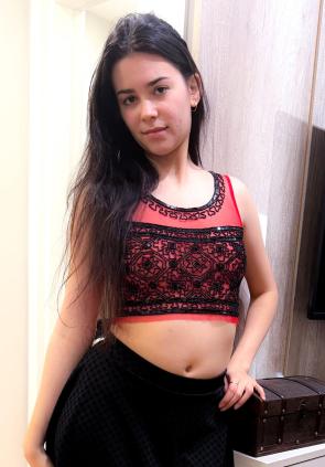 My new geometric crop top!