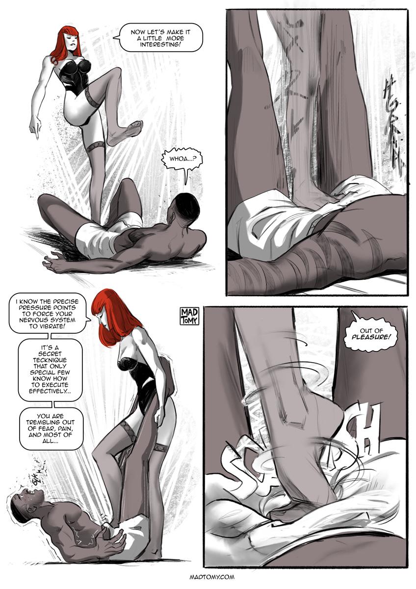 🔞[Gallery] Ballbusting stomp comic page | | Truyen-Hentai.com