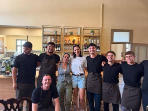 Gal at a restaurant recently ig post 7-14-2025