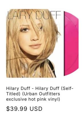 Hilary Vinyl