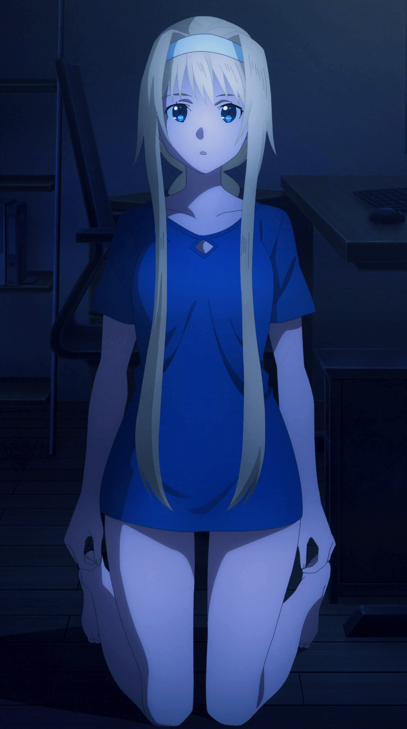 I tried stitching screenshots of Alice from today's episode and adding a bit of exposure. I don't know if someone already did this. : r swordartonline