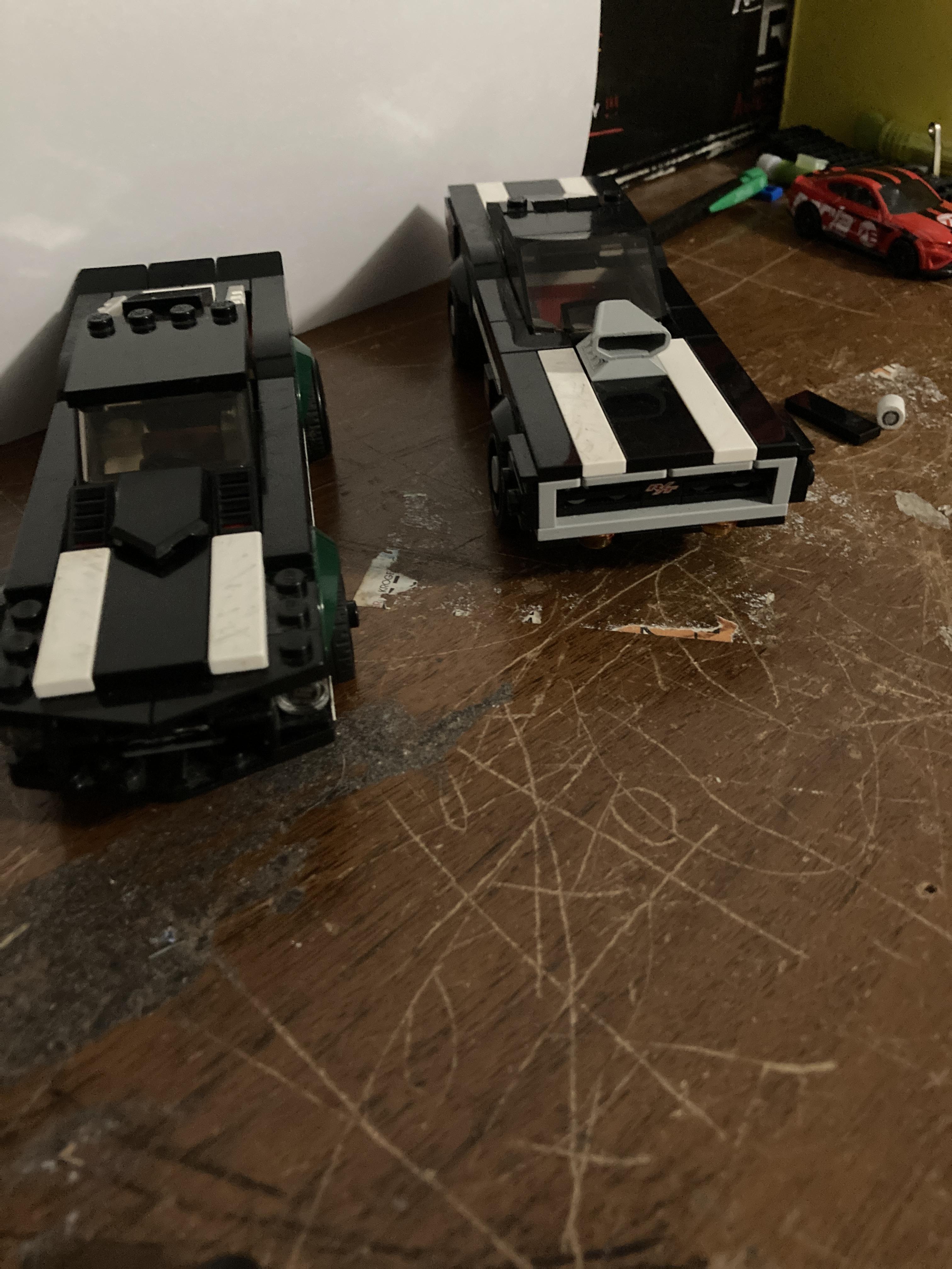 My Final Edition Of A 1970 Dodge Charger 500 R T And A 1968 Mustang Gt Cobra Both From Speed Champions Lego