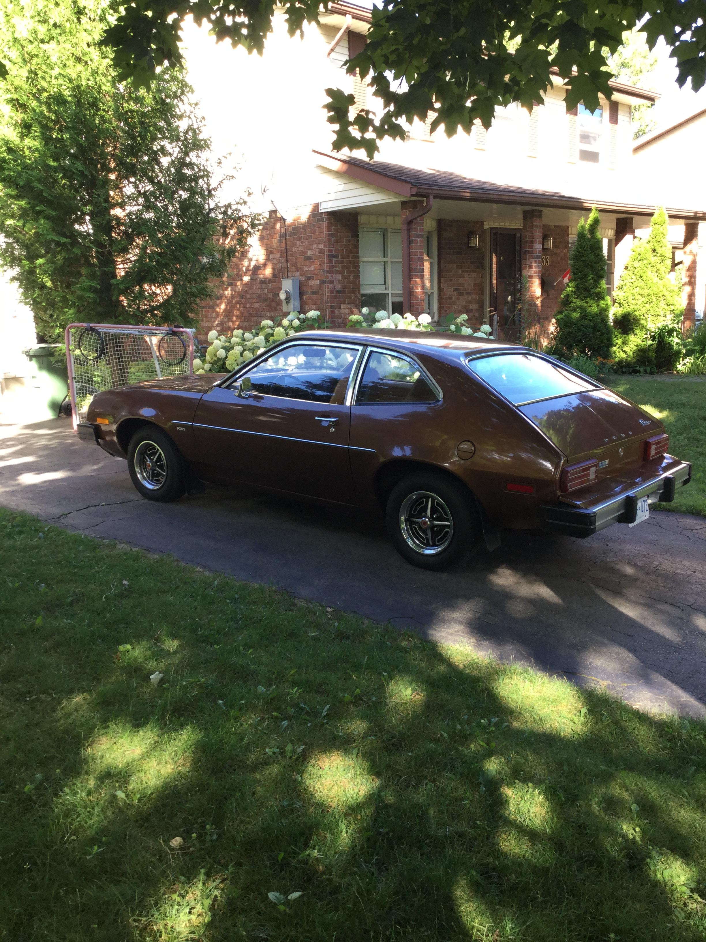 1980 ford pinto pony. 10,000 original kms and it's mine!!