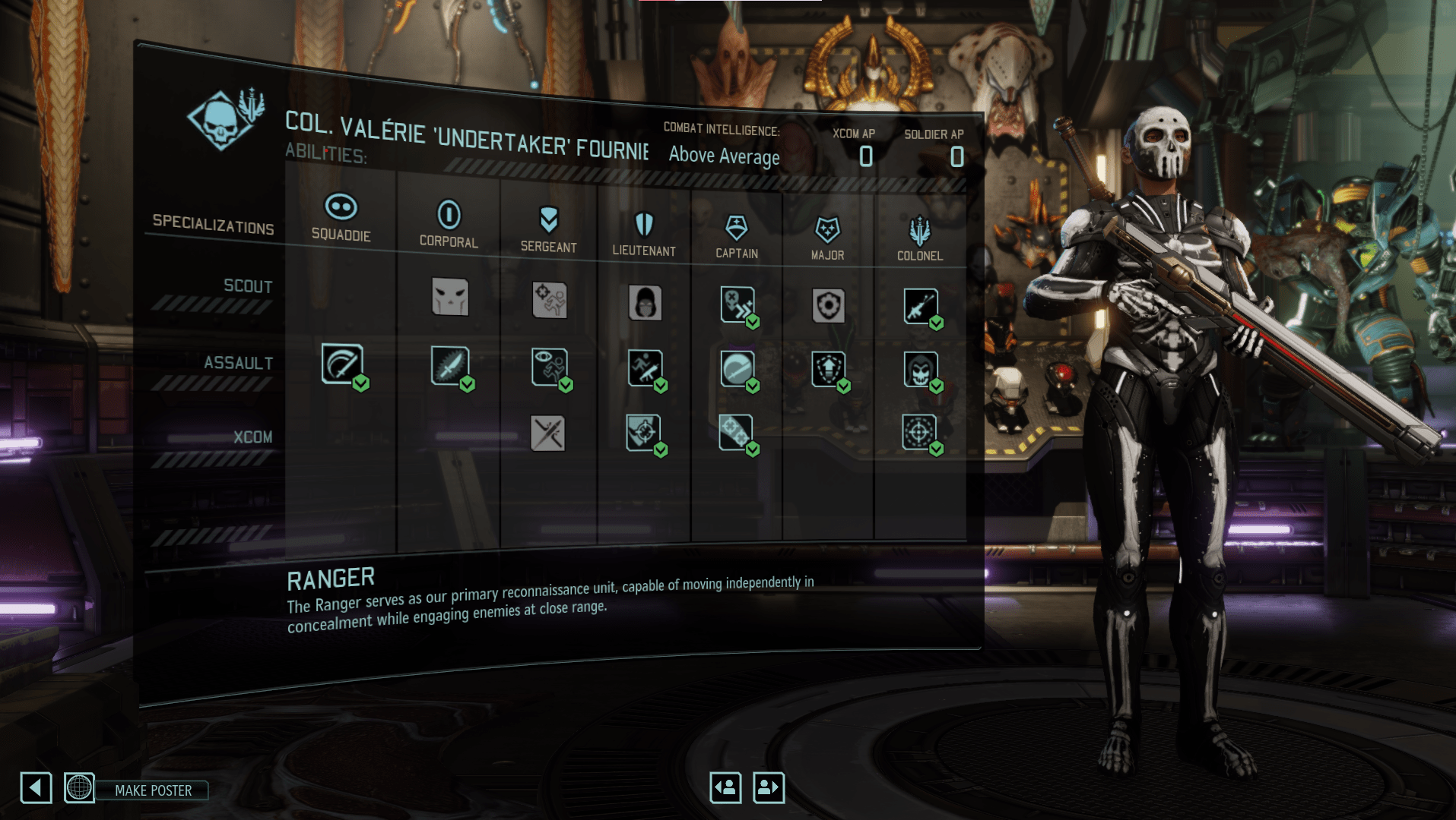 This absolute unit carried the game. 27 Mobility, 104 Aim. : rXCOM2