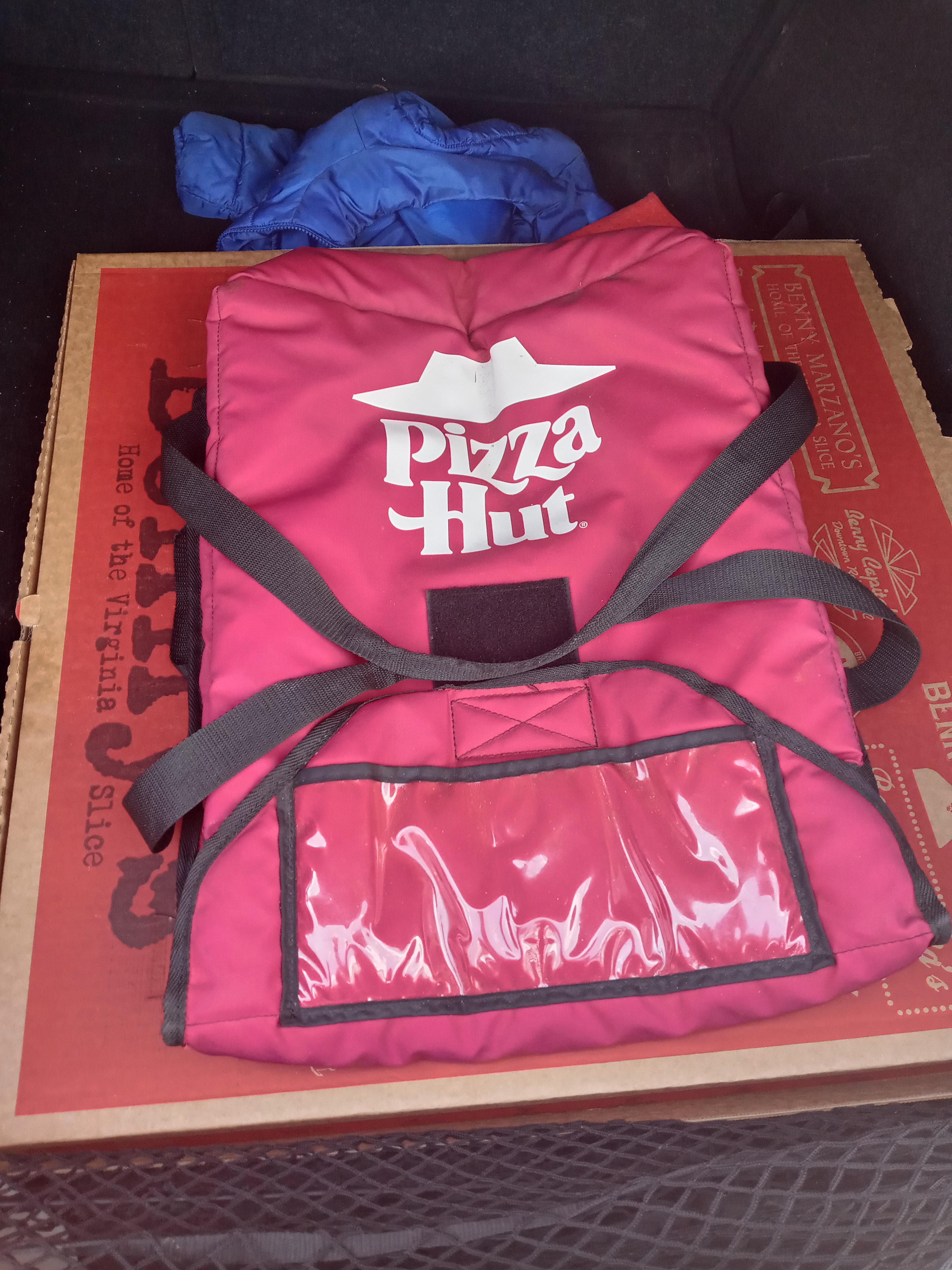 Door dash required proof of a pizza bag. so i sent them a pic of the