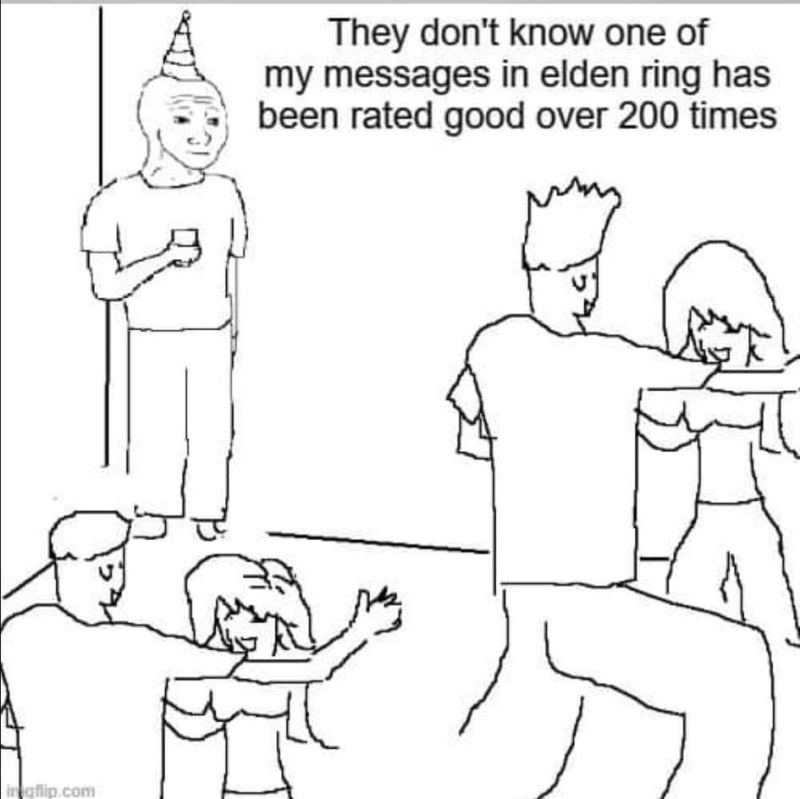 They Know R Eldenring - Light Background Collection - Desktop Quality