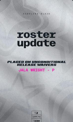 Blaze roster update
