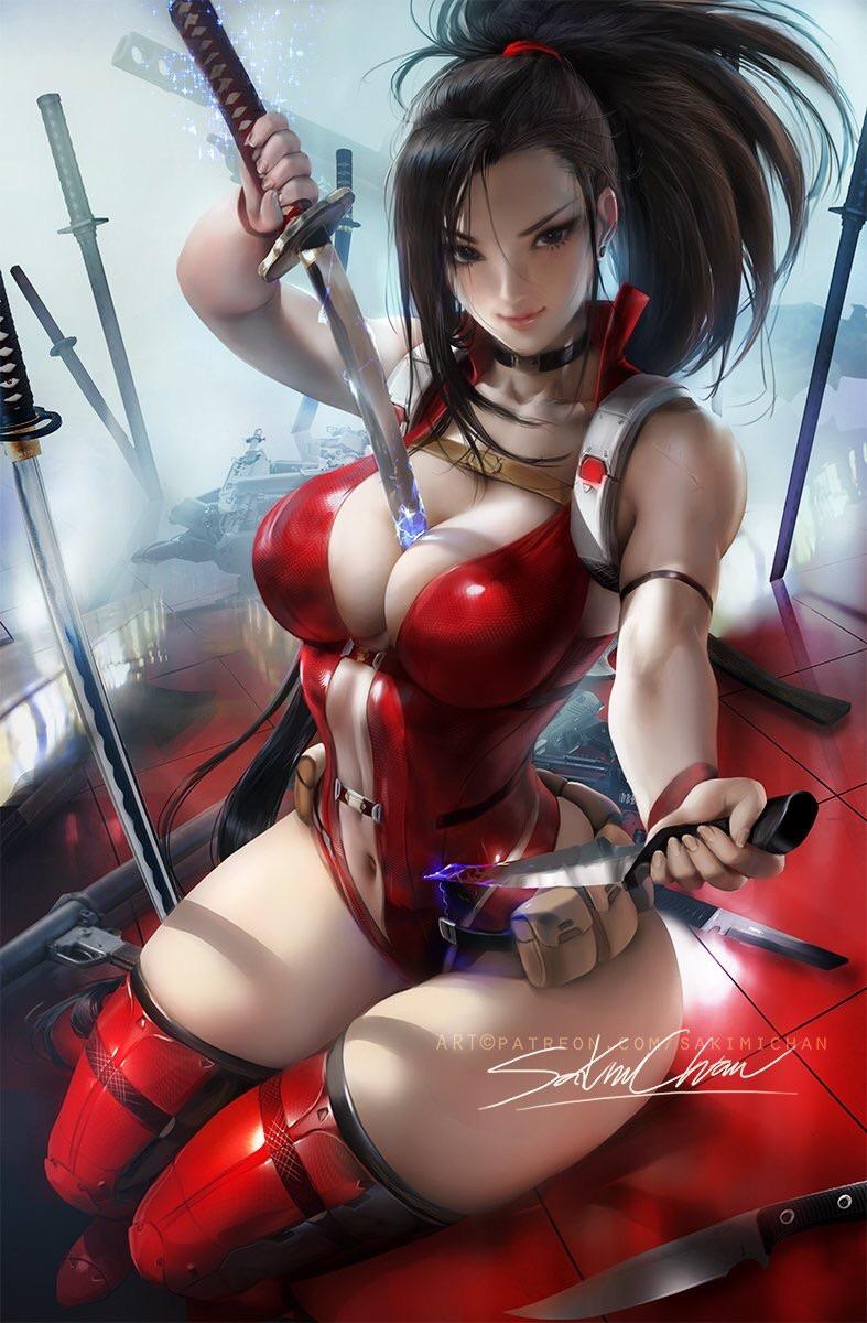 Sakimichan Tifa Hentai