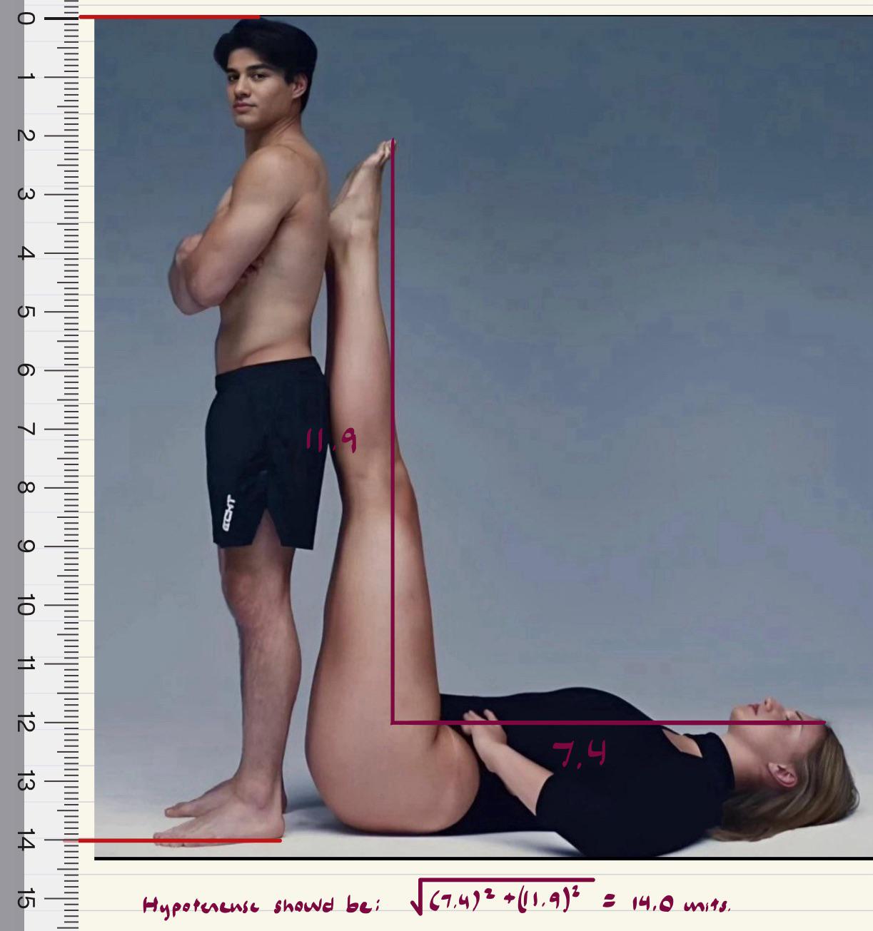 A 53” man next to 611” Anna Smrek : rinterestingasfuck