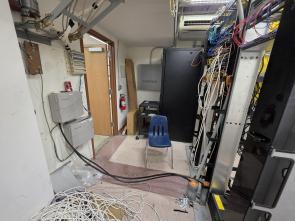 I don’t think that’s how you run telco cables in an IDF