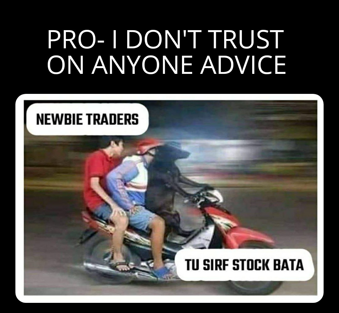 Throw a leg over, fire up, and get ready to ride. That Means I Am Still A Newbie Dalalstreettalks