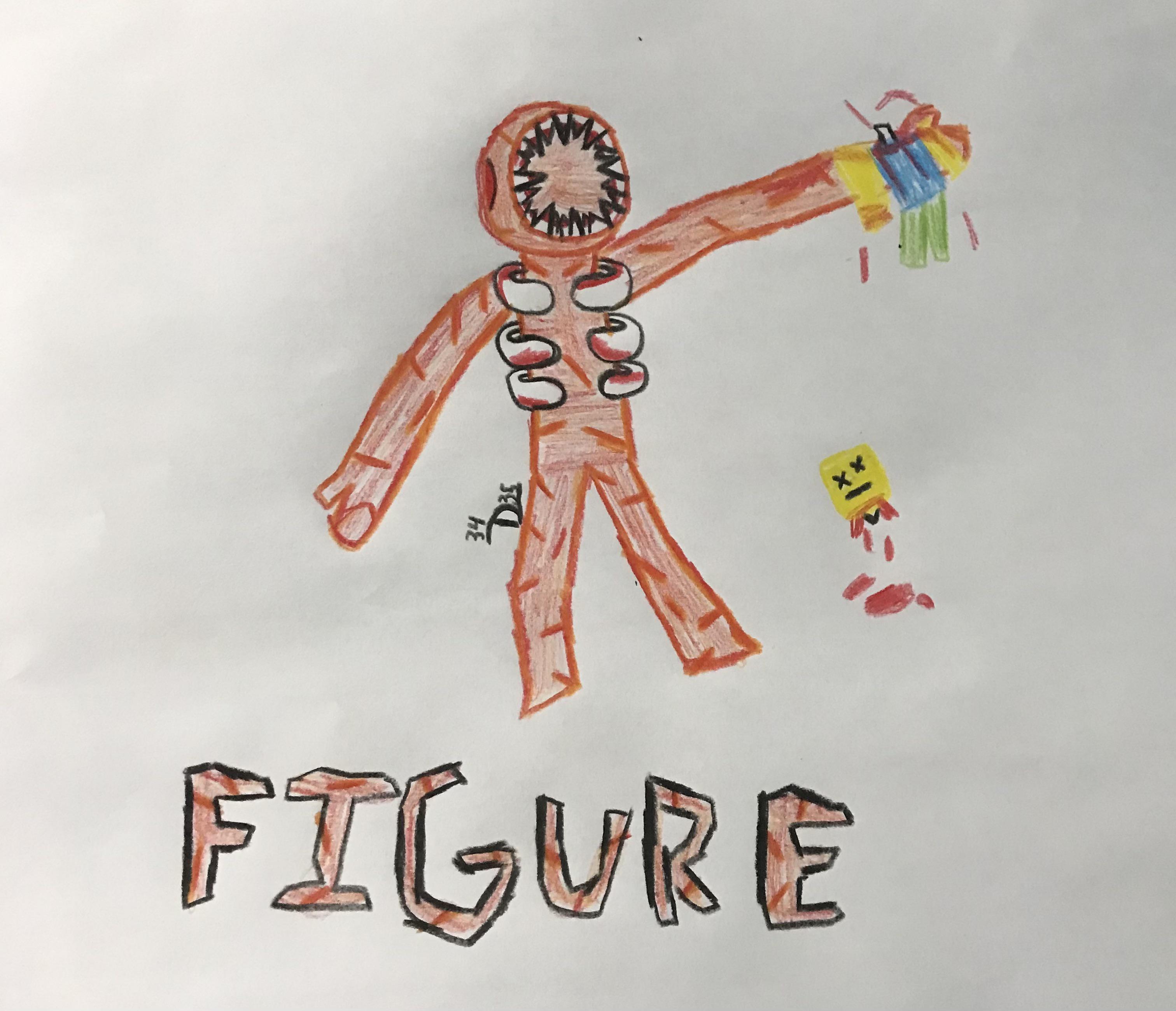 How To Draw Roblox Figure 