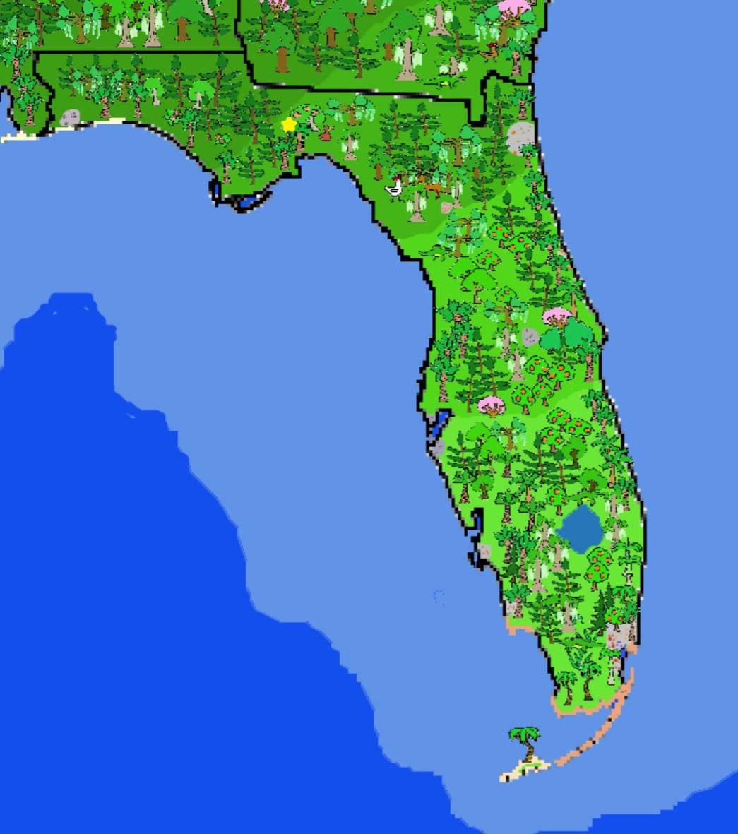 Florida Vegetation Map 