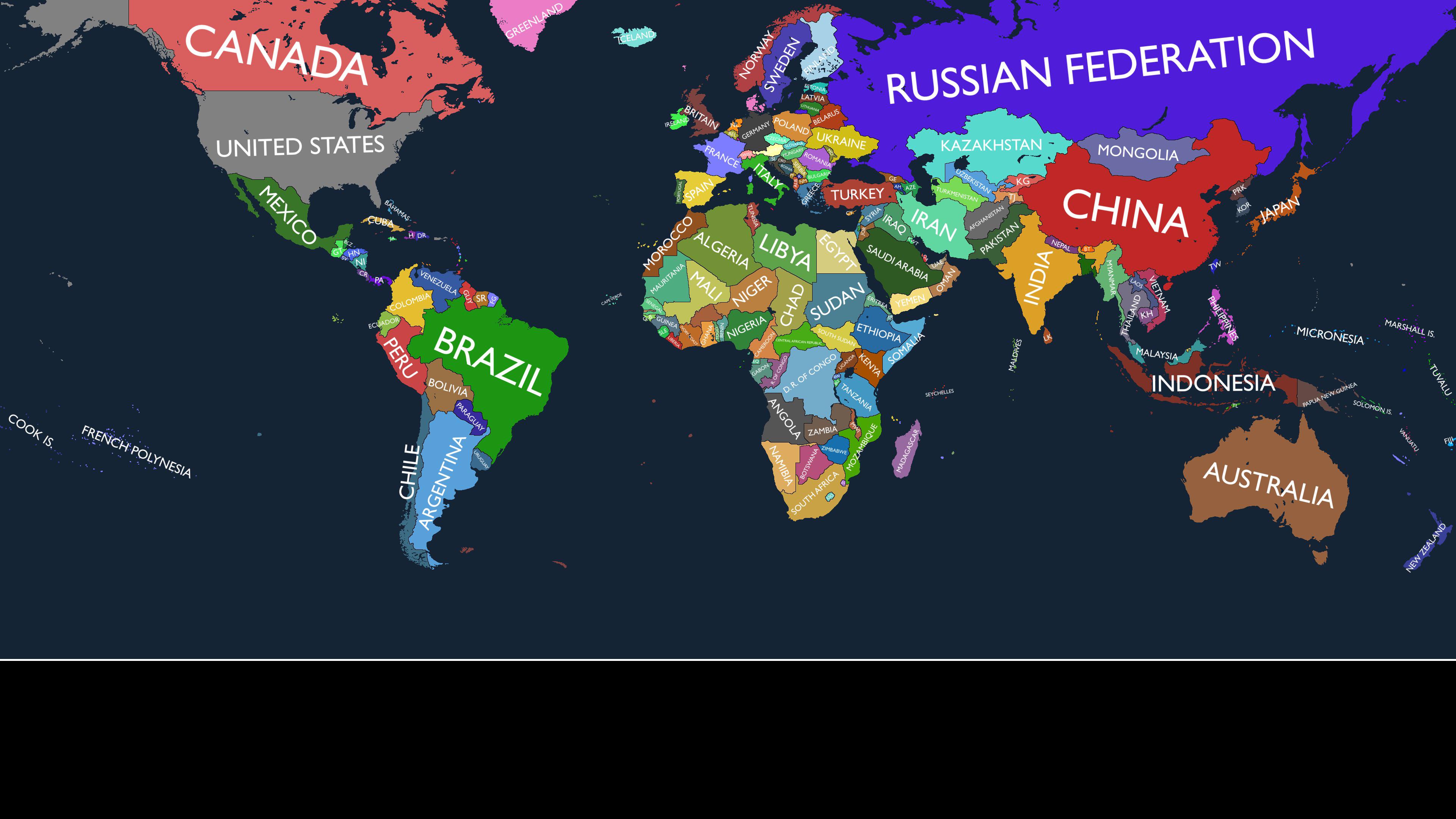 The World In The Future Map 