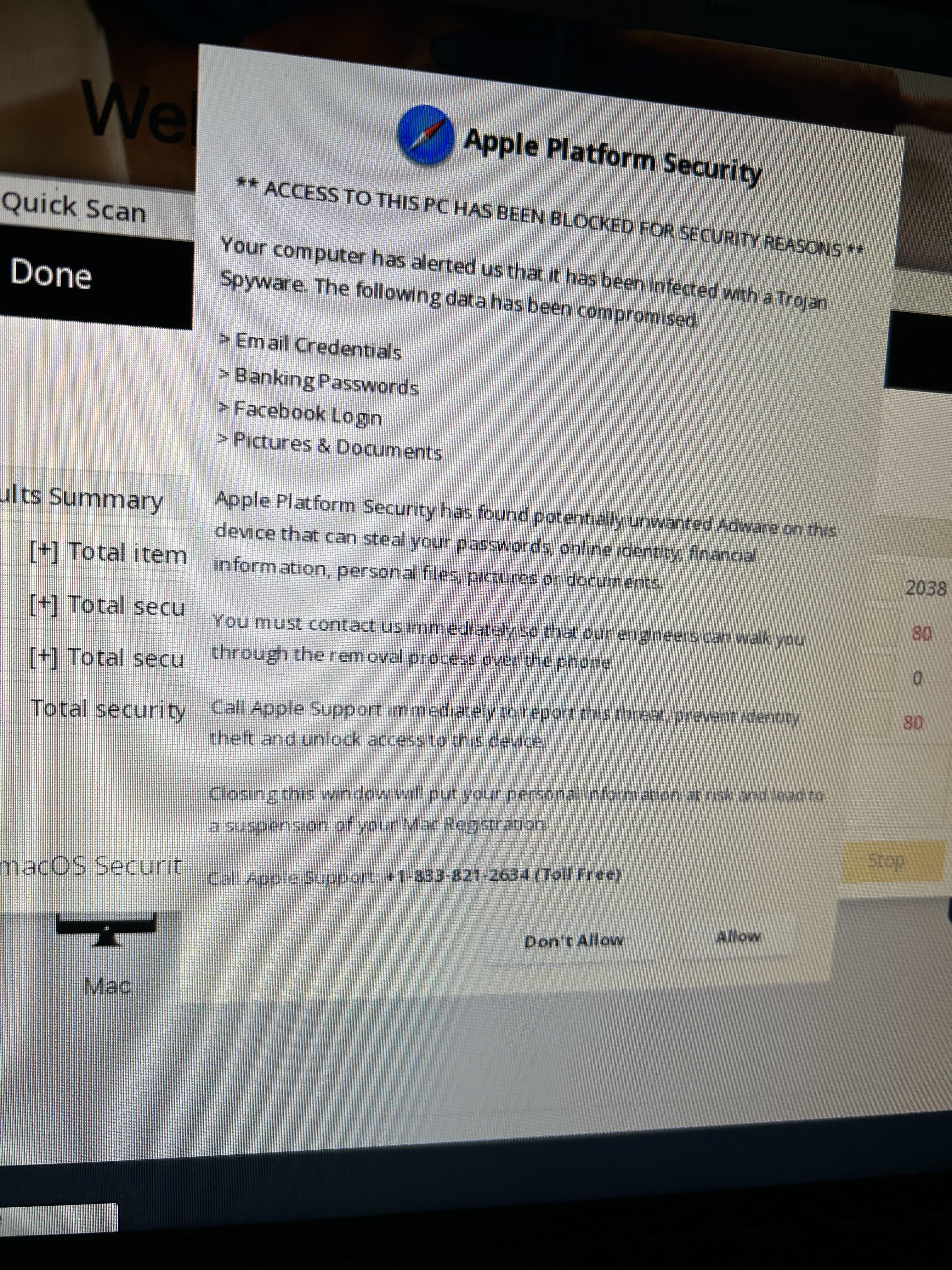 My dad (70) nearly fell for a scam from a pop up that locked up his older  MacBook. Anything I can do about this? : rScams