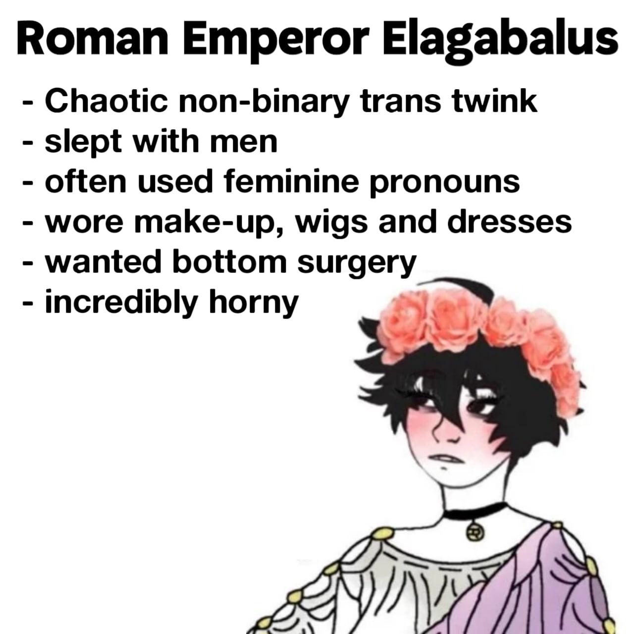 Queer History: Roman Emperor Elagabalus : rlgbt