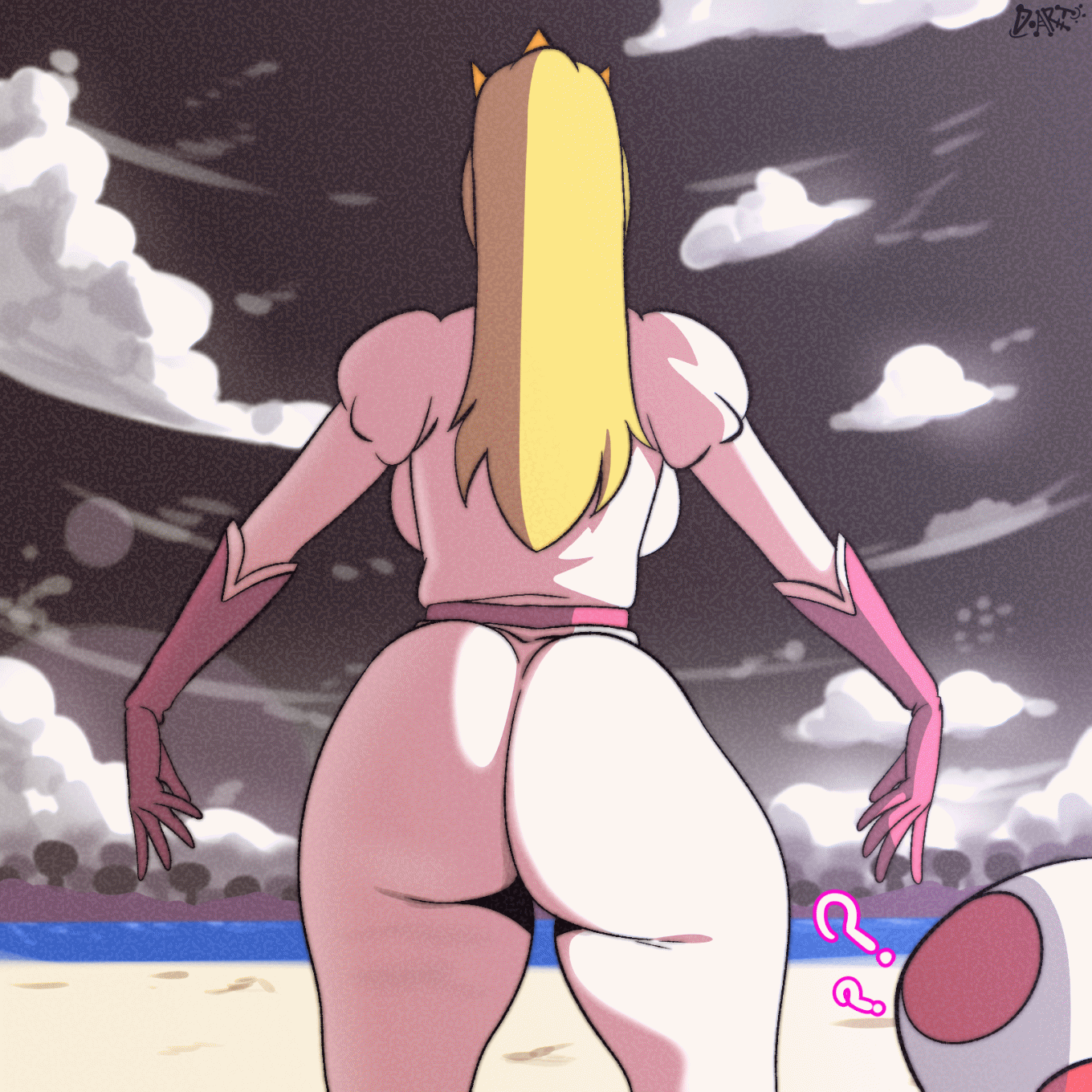 Peach twerking : rNintendoWaifus