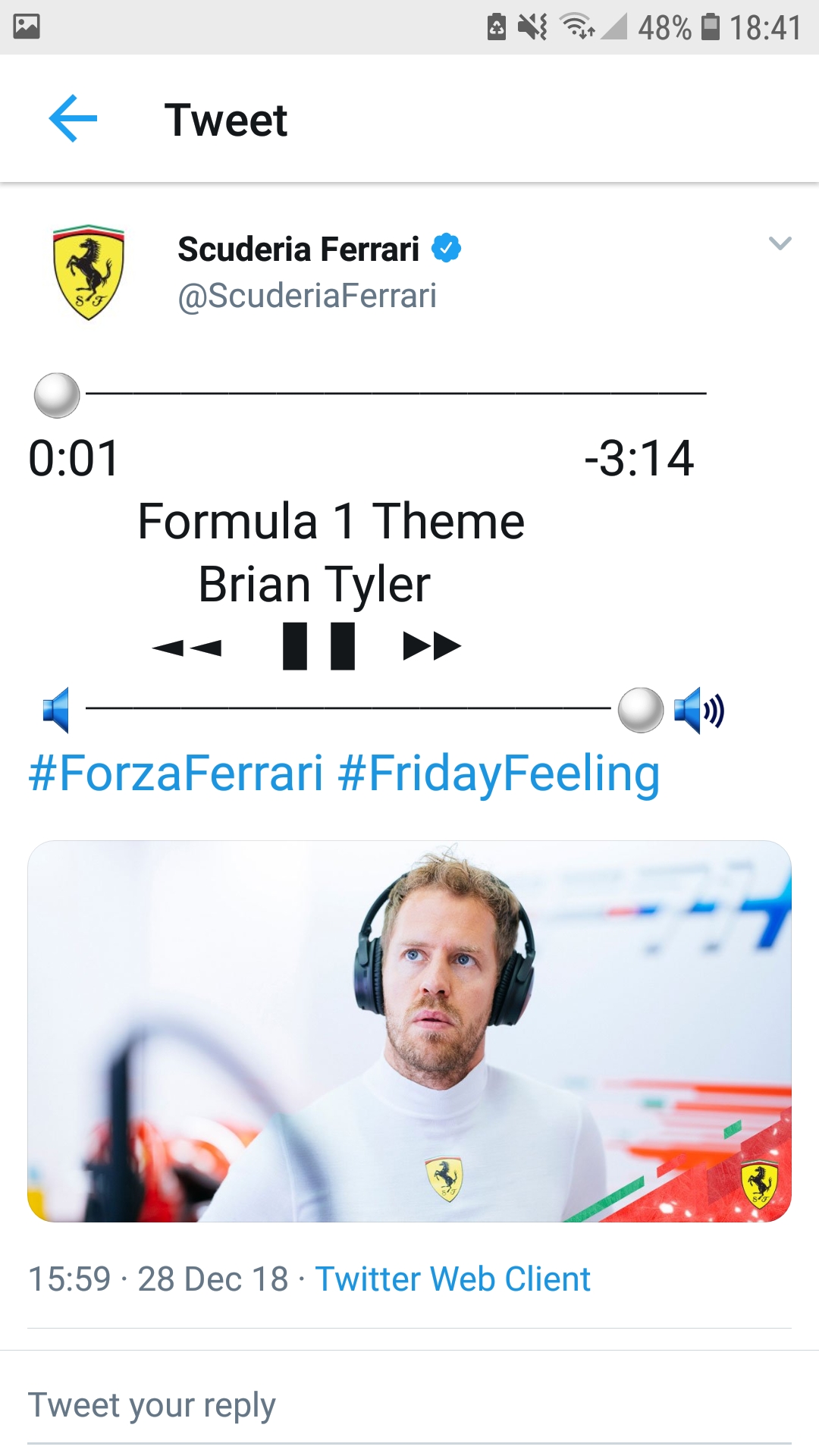 Most Improved Of 2018 Ferrari Social Media Formula1