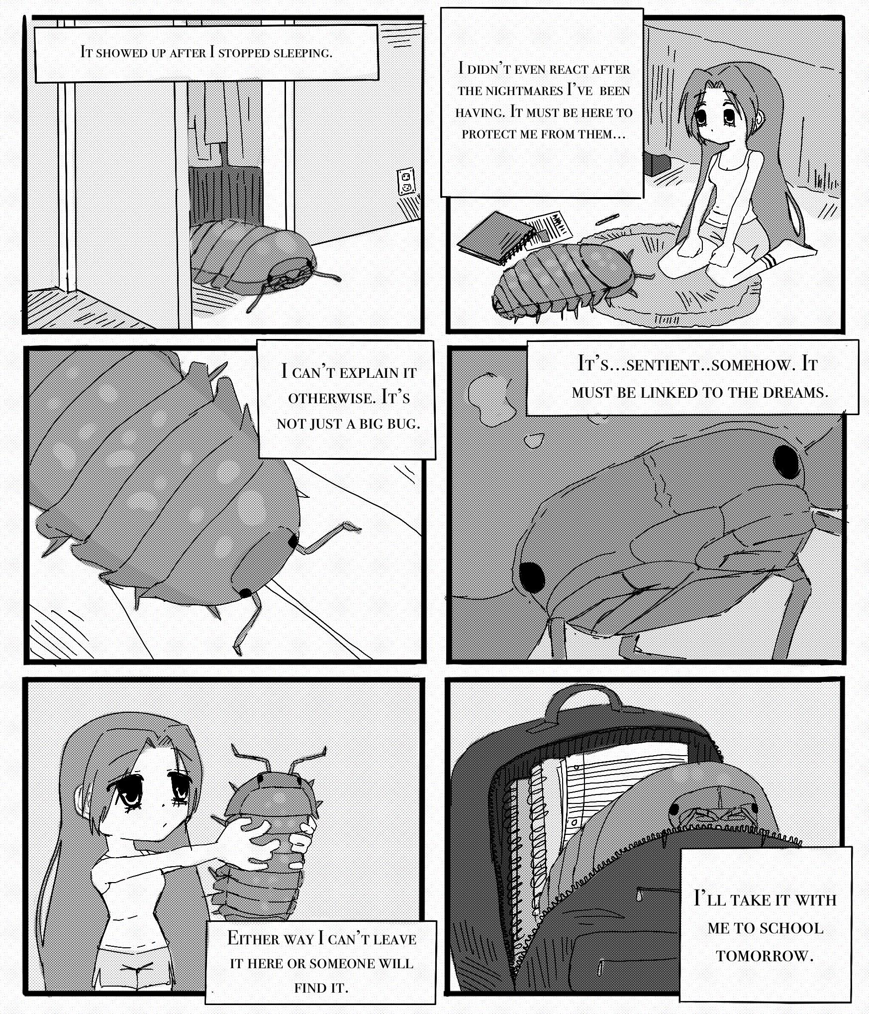 First page of a horror comic Im making [OC] : rcomics