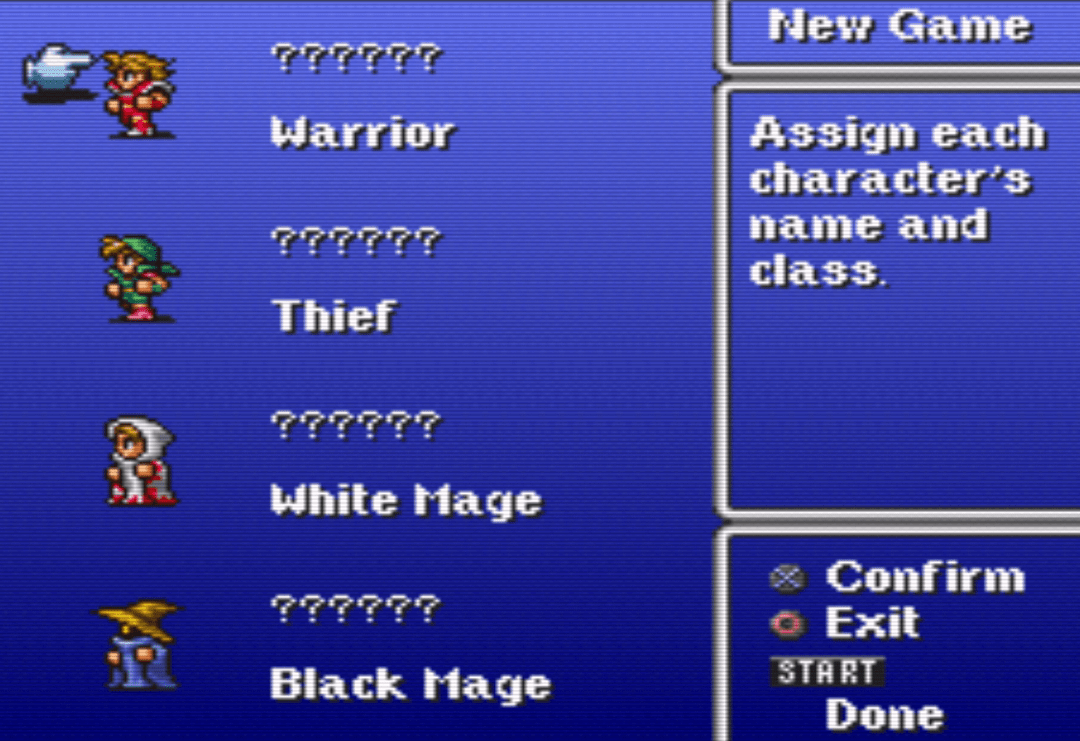What should I name my characters? : rFinalFantasy