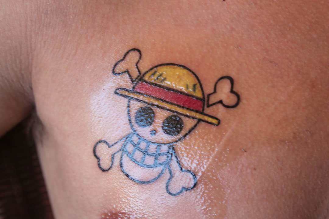 For All The One Piece Fans Out Here Got This Tattoo On My Chest Anime