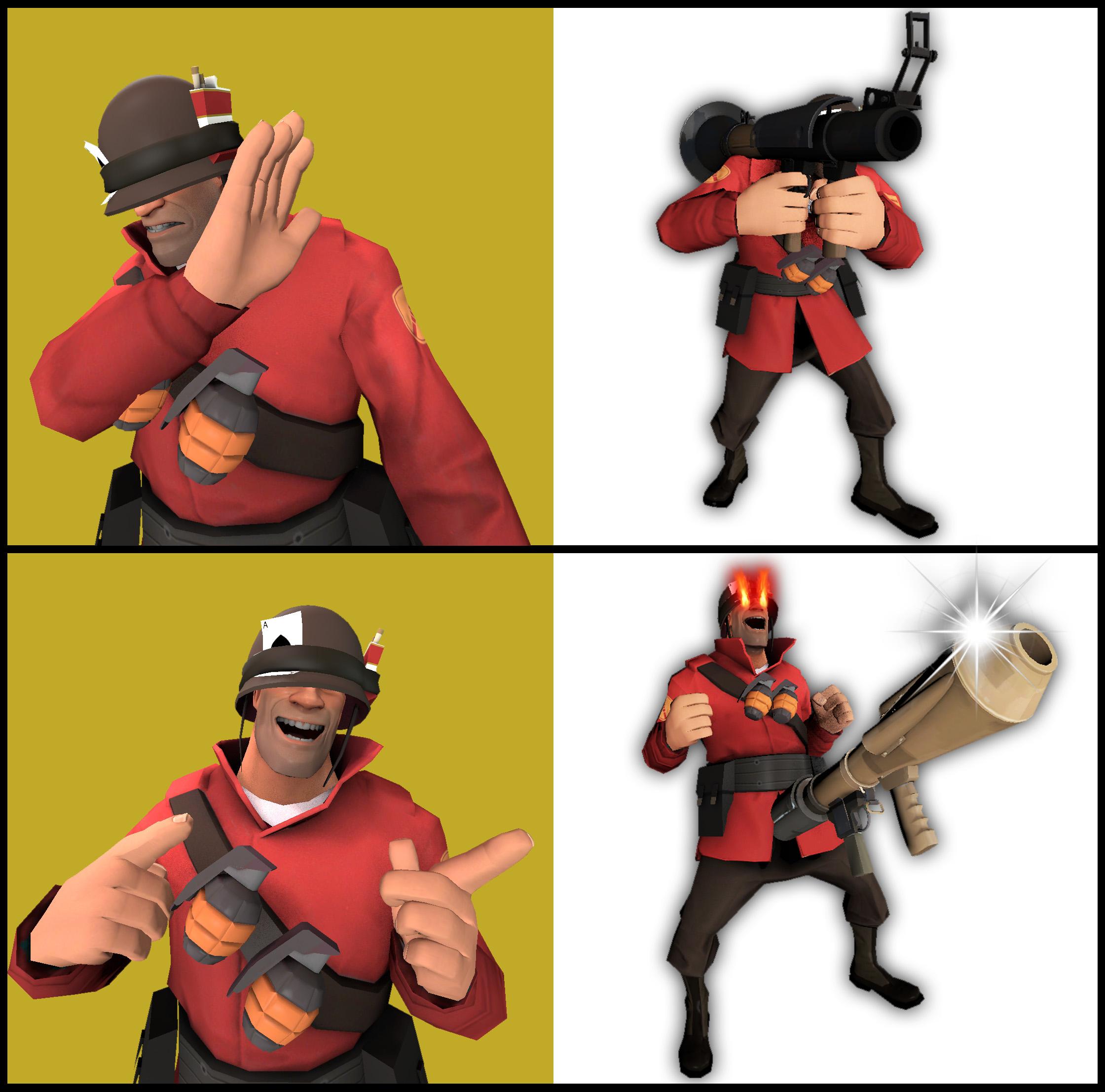 Pro Soldiers Be Like Tf2