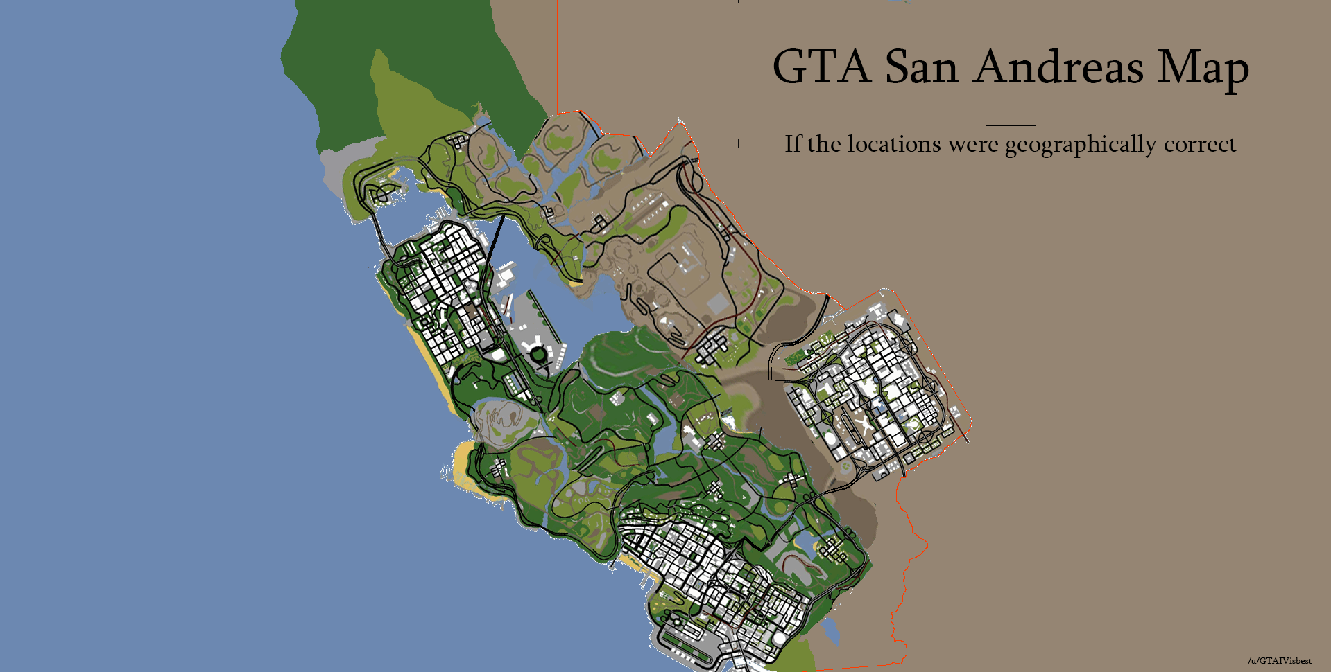 Actual San Andreas City 