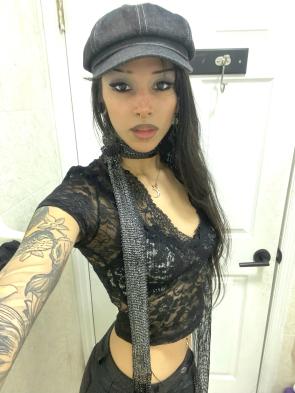 Outfit of the day to compliment the nose freckles